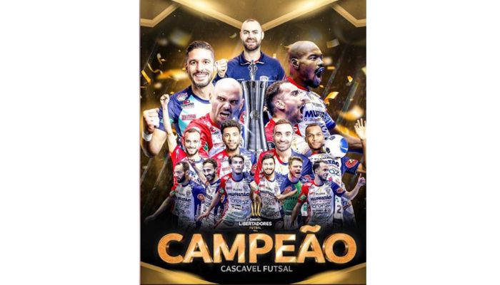 Cascavel Futsal é campeão da Copa Libertadores